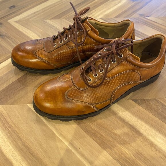 Robert Zur Lace Up Rally Shoes Leather 9.5